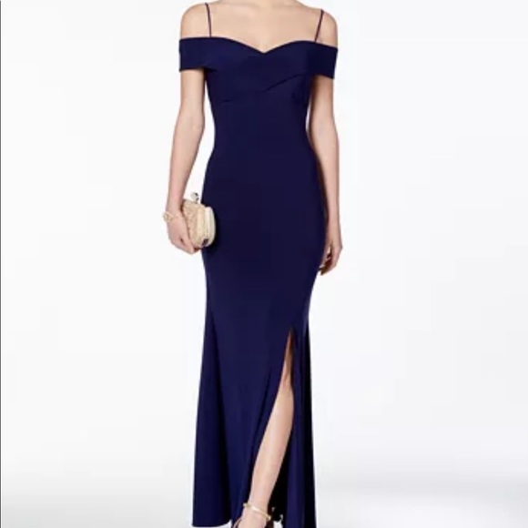 Only worn once! Navy blue maxi dress - Picture 1 of 3